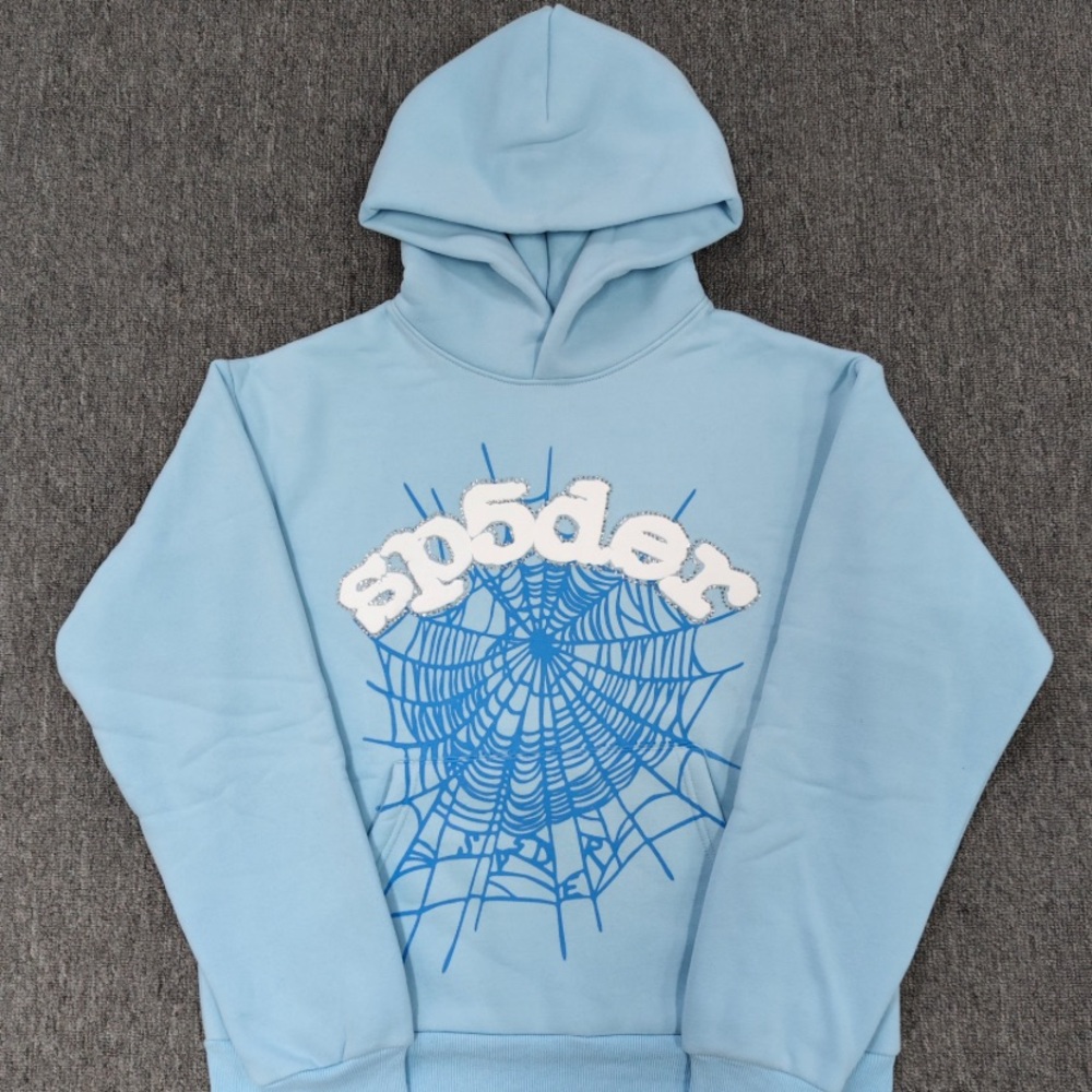 Spider Blue Hoodie